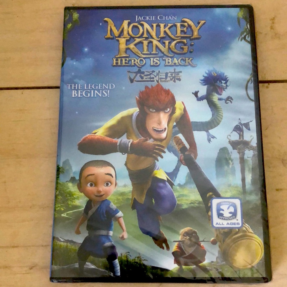Jackie Chan Monkey King Hero is Back anime DVD